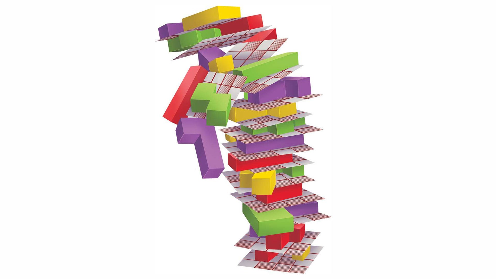 Crazy Tower board game layout